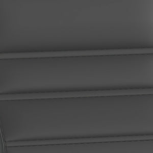 English Elm Whitney High Back Executive Swivel Office Chair - Ergonomic Design with Transparent Roller Wheels Black LeatherSoft/Black Frame GO-2286H-BK-BK-RLB-GG