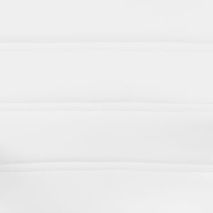 English Elm Whitney High Back Executive Swivel Office Chair - Ergonomic Comfort for Productive Workdays White LeatherSoft/Chrome Frame GO-2286H-WH-GG