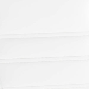 English Elm Whitney High Back Executive Swivel Office Chair - Ergonomic Design with Transparent Roller Wheels White LeatherSoft/Gold Frame GO-2286H-WH-GLD-RLB-GG