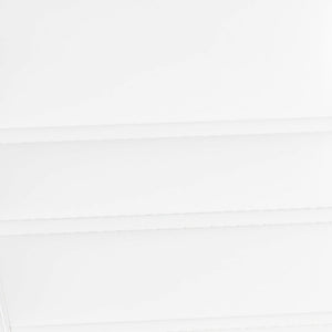 English Elm Whitney High Back Executive Swivel Office Chair - Ergonomic Design with Transparent Roller Wheels White LeatherSoft/Chrome Frame GO-2286H-WH-RLB-GG