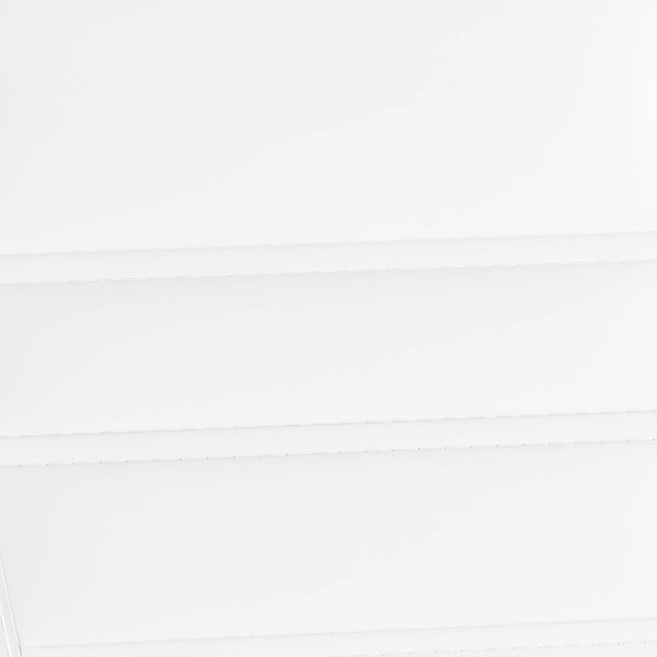 English Elm Whitney High Back Executive Swivel Office Chair - Ergonomic Design with Transparent Roller Wheels White LeatherSoft/Chrome Frame GO-2286H-WH-RLB-GG