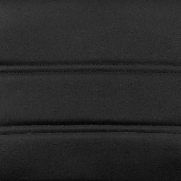 English Elm Whitney Mid-Back Executive Swivel Office Chair - Ergonomic Support, Stylish Design, Adjustable Comfort Black LeatherSoft/Chrome Frame GO-2286M-BK-GG