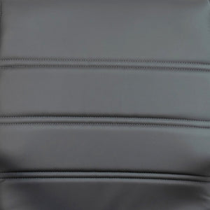 English Elm Whitney Mid-Back Executive Swivel Office Chair - Ergonomic Support, Stylish Design, Adjustable Comfort Gray LeatherSoft/Chrome Frame GO-2286M-GR-GG