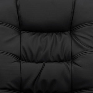English Elm Lindon Mid-Back Swivel Task Office Chair in Black LeatherSoft - Ergonomic Comfort & Adjustability GO-937M-BK-LEA-GG