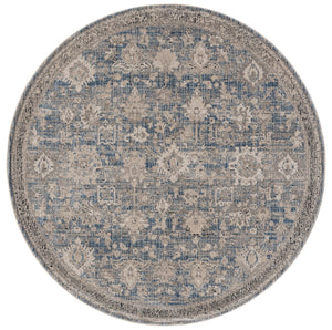 Safavieh Grove Elegant Blue And Beige Runner — Low‑Profile, Stain‑Resistant Power‑Loomed Turkish Weave For Halls 2'-2" x 8'-0" GOV600M-28