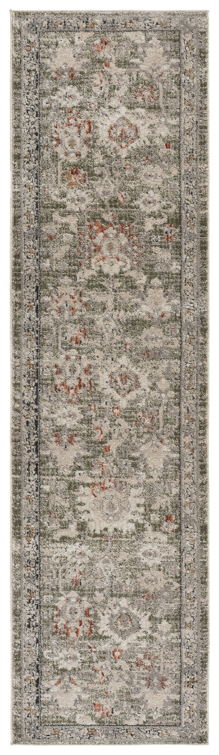 Safavieh Grove Subtle Green & Grey Area Rug — Low-Profile Durable Power-Loomed Design For Modern Homes 8'-0" x 10'-0" GOV600Y-8