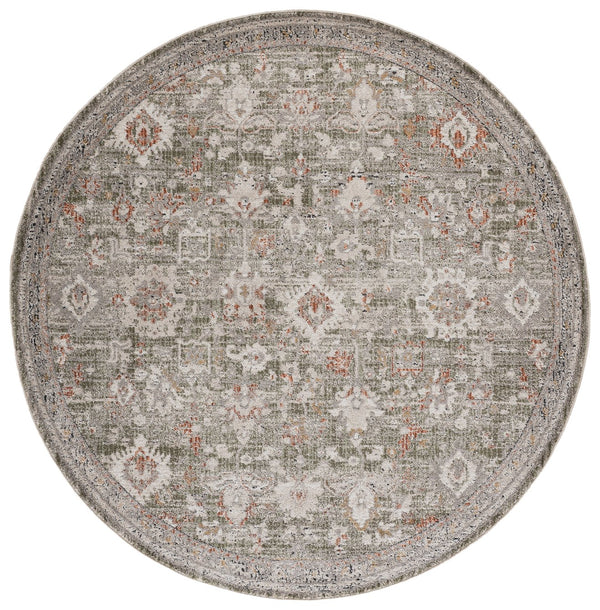 Safavieh Grove Power‑Loomed Runner In Green And Grey — Low-Profile, Durable Polypropylene Blend For Hallways 2'-2" x 8'-0" GOV600Y-28