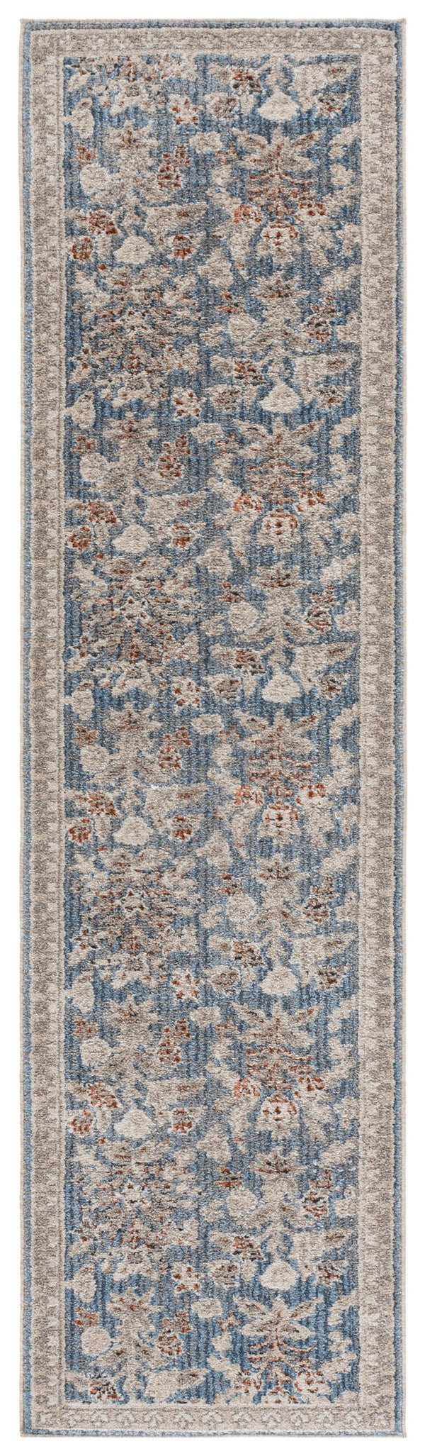 Safavieh Grove Elegant Blue & Ivory Floral Area Rug — Power-Loomed In Turkey, Stain-Resistant & Durable (4X6) 4'-0" x 6'-0" GOV630M-4