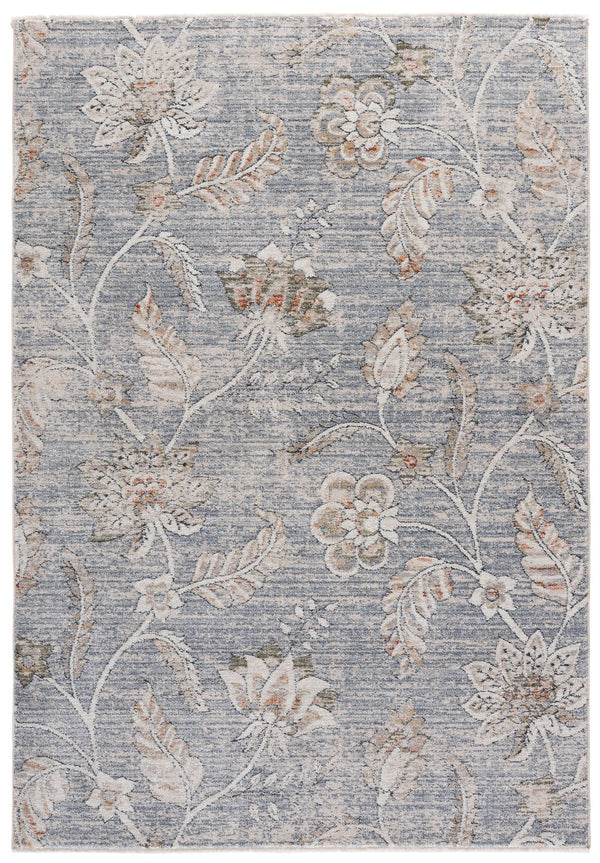 Safavieh Grove Serene Blue & Ivory Floral Rug, Turkish Power-Loomed Durability, Low-Profile 3/8" Pile Elegance 8'-0" x 10'-0" GOV634M-8