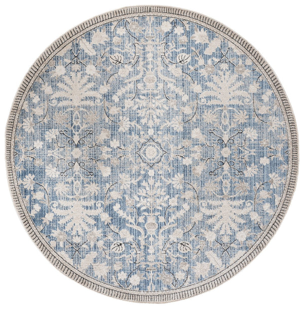Safavieh Grove Blue And Ivory Floral Runner Rug — Low-Profile, Power-Loomed Durability For Busy Hallways 2'-2" x 8'-0" GOV636M-28