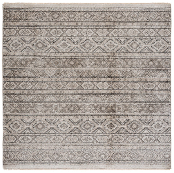 Safavieh Grove Modern Ivory Light Beige Square Rug — Low-Profile Power-Loomed Design, Durable Easy-Care Elegance 6'-7" x 6'-7" GOV670A-7SQ