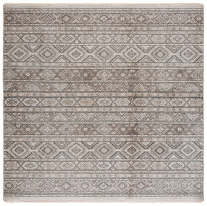 Safavieh Grove Round Ivory Light-Beige Area Rug — Power-Loomed Turkey, Low Pile, Durable Stain-Resistant Elegance 6'-7" x 6'-7" GOV670A-7R