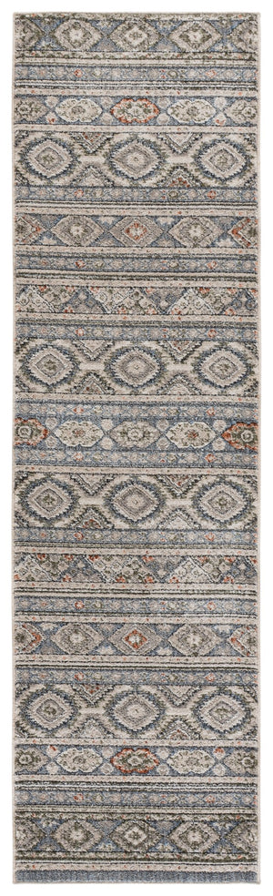 Safavieh Grove Serene Blue & Ivory Runner Rug — Low-Pile, Power-Loomed In Turkey For Durable Hallways 2'-2" x 8'-0" GOV670M-28