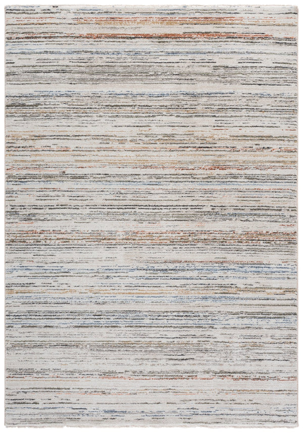 Safavieh Grove Round Ivory Rug With Blue-Rust Accents — Low-Profile, Power-Loomed Turkish-Inspired Elegance 6'-7" x 6'-7" GOV672A-7R