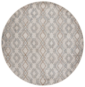 Safavieh Grove Modern Ivory And Blue Rust Runner — Low-Profile, Power-Loomed Turkish Construction For Hallways 2'-2" x 8'-0" GOV680A-28
