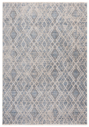 Safavieh Grove Calm Blue Ivory Low-Profile Rug — Power-Loomed Turkish Construction, Stain-Resistant Texture 8'-0" x 10'-0" GOV680M-8
