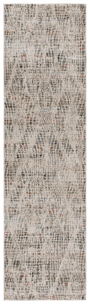 Safavieh Grove Modern Ivory And Green Area Rug — Low-Profile Power-Loomed Polypropylene, Stain-Resistant 5'-3" x 7'-6" GOV684A-5