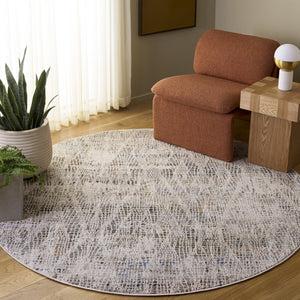 Safavieh Grove Serene Ivory And Green Square Rug — Low-Profile Power-Loomed Turkish Design For Everyday Elegance 6'-7" x 6'-7" GOV684A-7SQ