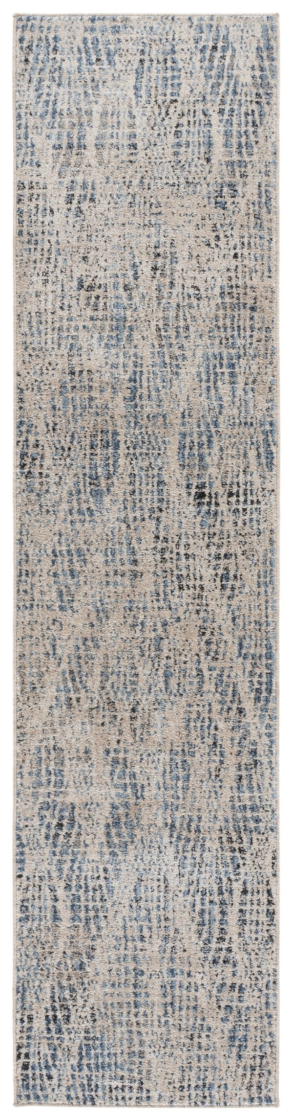 Safavieh Grove Modern Blue And Beige Area Rug — Low-Profile Power-Loomed Turkish Polypropylene Blend For Durability And Easy Care 5'-3" x 7'-6" GOV684M-5