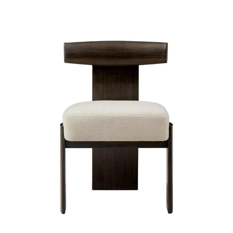 Greenington Olly Solid Bamboo Dining Chair Set of Two with Cushioned Seat and Performance Fabric GOY002B