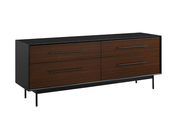 Greenington Park Avenue Solid Bamboo Double Dresser with 4 Soft Close Drawers and Steel Base GPA0006RB