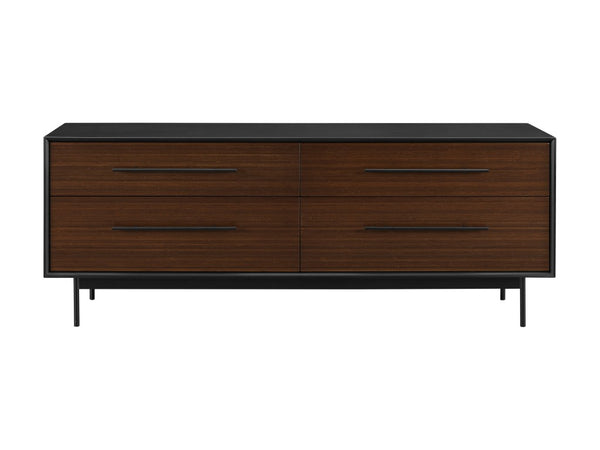 Greenington Park Avenue Solid Bamboo Double Dresser with 4 Soft Close Drawers and Steel Base GPA0006RB