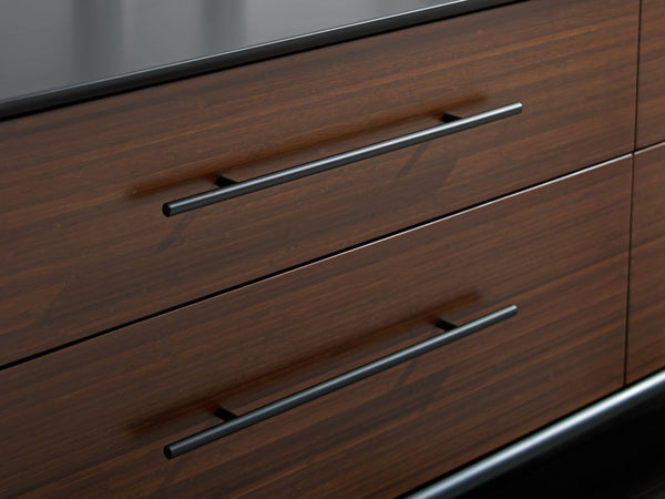 Greenington Park Avenue Solid Bamboo Double Dresser with 4 Soft Close Drawers and Steel Base GPA0006RB