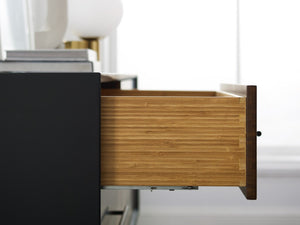 Greenington Park Avenue Solid Bamboo Double Dresser with 4 Soft Close Drawers and Steel Base GPA0006RB