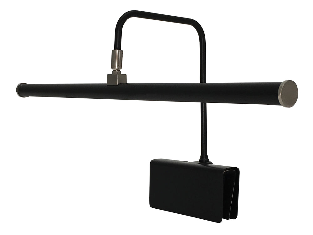 House Of Troy Grand Piano Led Clamp Lamp - Elegant Lighting Solution For Pianos And Desks With Modern Style Black,Satin Nickel Metal Gpled19-527