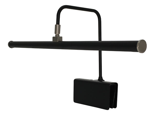 House Of Troy Grand Piano Led Clamp Lamp - Elegant Lighting Solution For Pianos And Desks With Modern Style Black,Satin Nickel Metal Gpled19-527