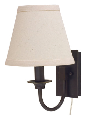 House Of Troy Greensboro Oil Rubbed Bronze Wall Pin-up Lamp - Elegant Sconce For Stylish Home Lighting Decor Oil Rubbed Bronze Metal Gr900-ob