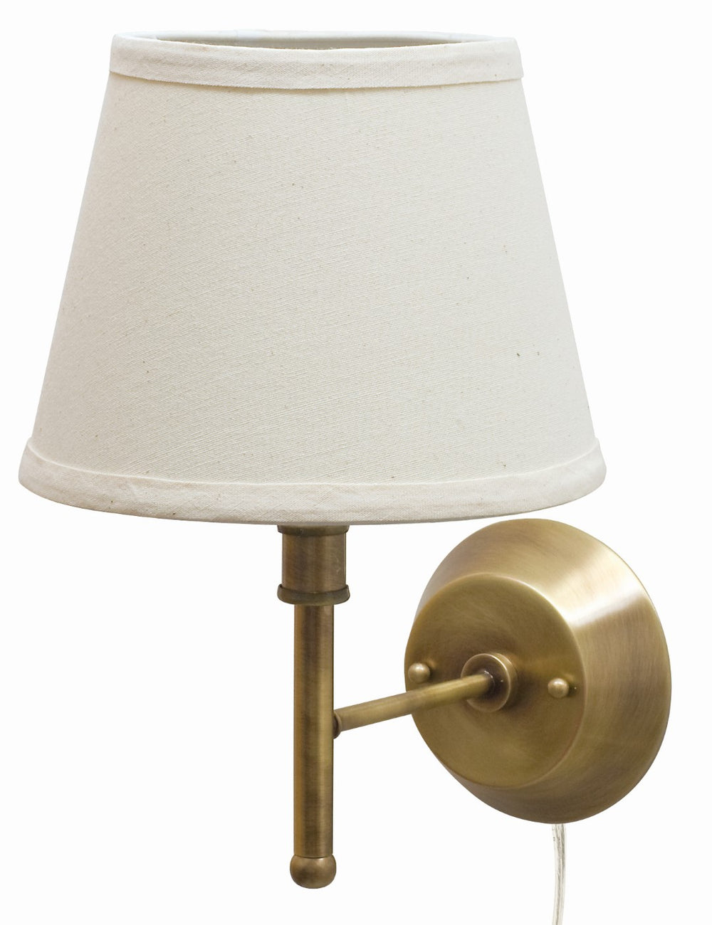 House Of Troy Greensboro Elegant Wall Pin-up Lamp - Enhance Your Decor With Vintage Charm And Style Today! Antique Brass Metal Gr901-ab