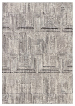 Jaipur Living Graphite Sublime Modern Industrial Machine Made Indoor Rug Gray 8'x10'