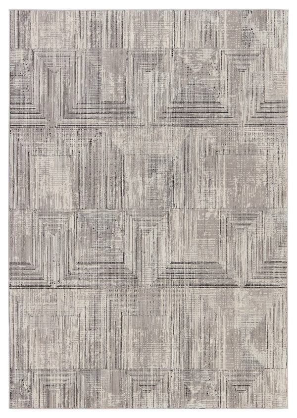 Jaipur Living Graphite Sublime Modern Industrial Machine Made Indoor Rug Gray 8'x10'
