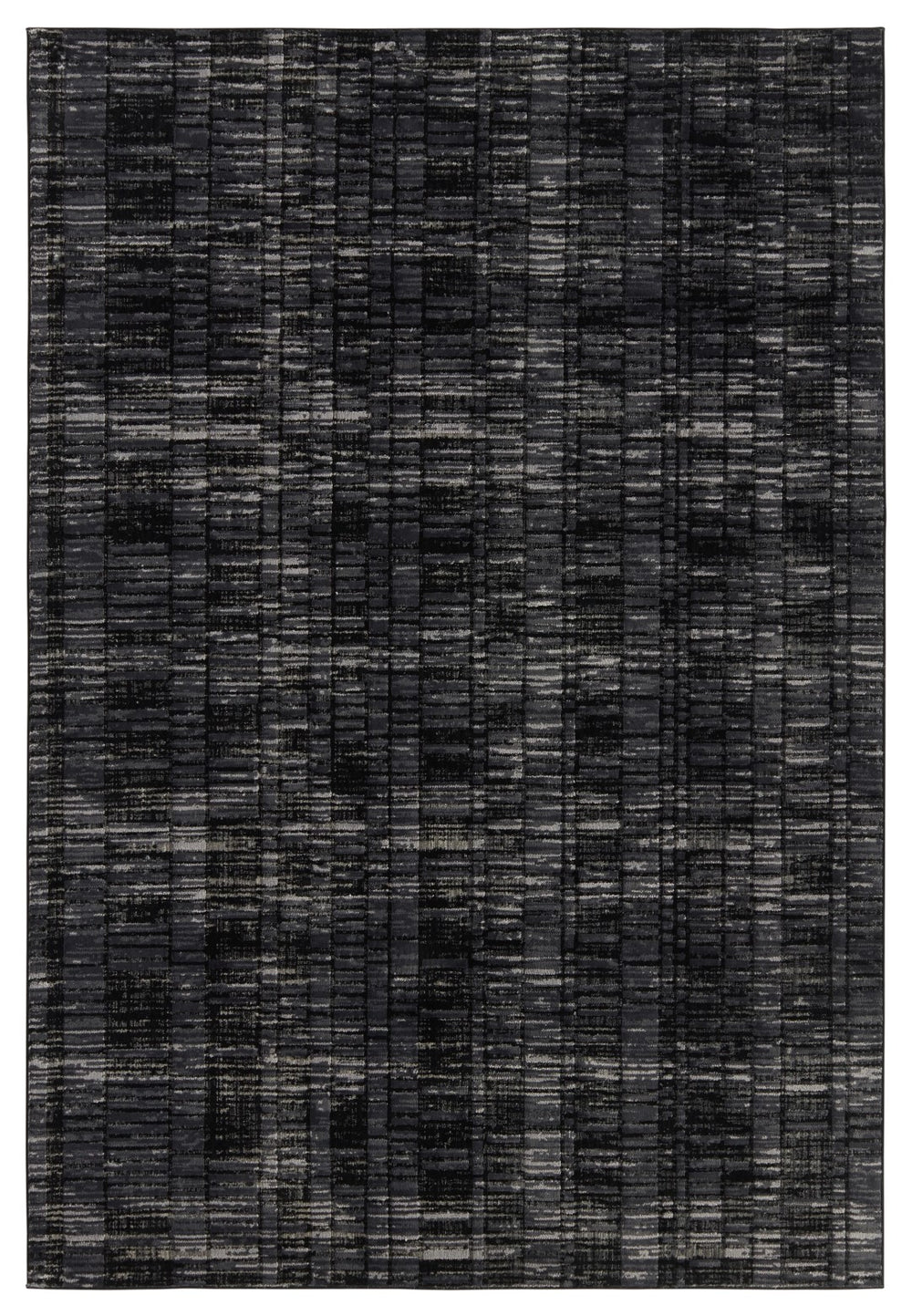 Jaipur Living Graphite Carbon Modern Industrial Machine Made Indoor Rug Gray 8'x10'