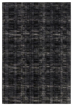 Jaipur Living Graphite Carbon Modern Industrial Machine Made Indoor Rug Gray 8'x10'