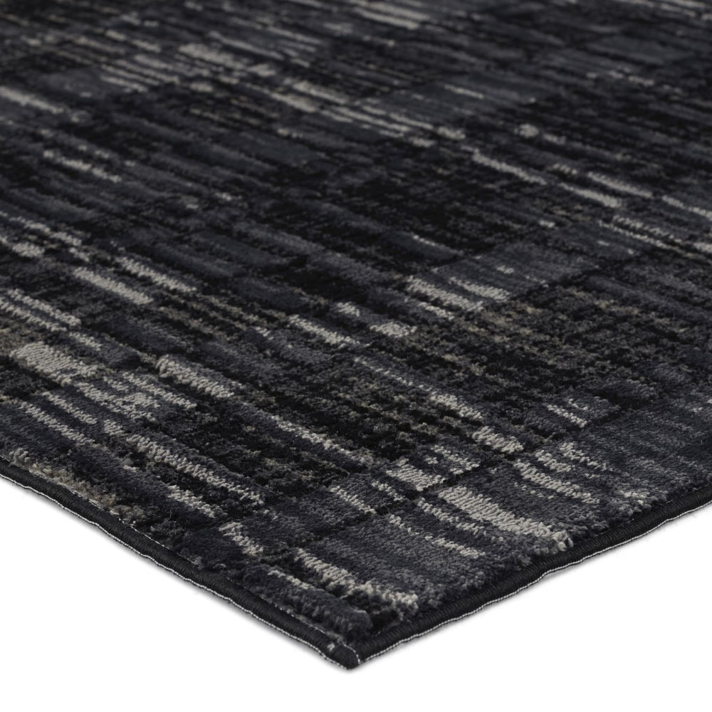 Jaipur Living Graphite Carbon Modern Industrial Machine Made Indoor Rug Gray 8'x10'