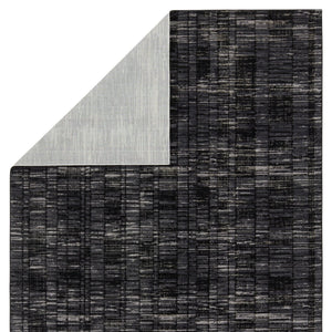 Jaipur Living Graphite Carbon Gra05 Powerloomed Machinemade 100% Polyester Lines Geometric Indoor Rug Gray, Black 100% Polyester Rug155203