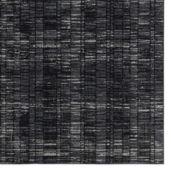 Jaipur Living Graphite Carbon Modern Industrial Machine Made Indoor Rug Gray 8'x10'