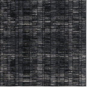 Jaipur Living Graphite Carbon Gra05 Powerloomed Machinemade 100% Polyester Lines Geometric Indoor Rug Gray, Black 100% Polyester Rug155203