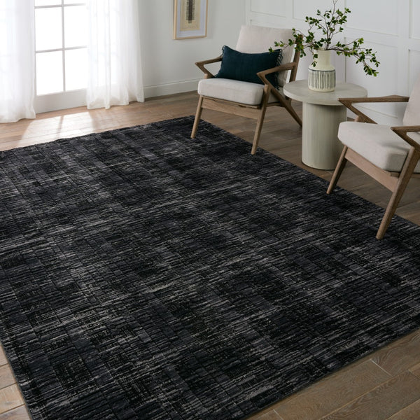 Jaipur Living Graphite Carbon Modern Industrial Machine Made Indoor Rug Gray 8'x10'