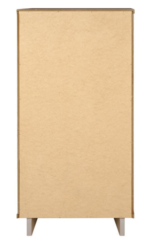 Manhattan Comfort Granville Modern 2 Piece - Tall Narrow and Standard Dresser Light Grey GRAN016