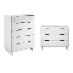 Manhattan Comfort Granville Modern Dresser and Chest White GRAN021
