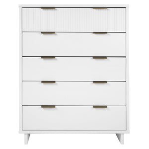 Manhattan Comfort Granville Modern Dresser and Chest White GRAN021