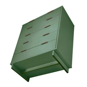 Manhattan Comfort Granville Modern Dresser and Chest Sage Green GRAN023