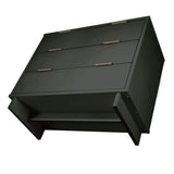 Manhattan Comfort Granville Modern Dresser and Chest Dark Grey GRAN025