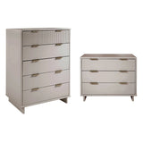Manhattan Comfort Granville Modern Dresser and Chest Light Grey GRAN026