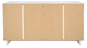 Manhattan Comfort Granville Modern 3 Piece Dresser Set - Tall Narrow, Standard, Double Dresser White GRAN031