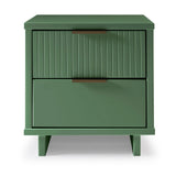 Manhattan Comfort Granville Modern Dresser and Nightstand Sage Green GRAN043