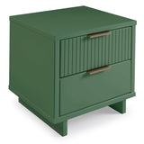 Manhattan Comfort Granville Modern Dresser and Nightstand Sage Green GRAN043